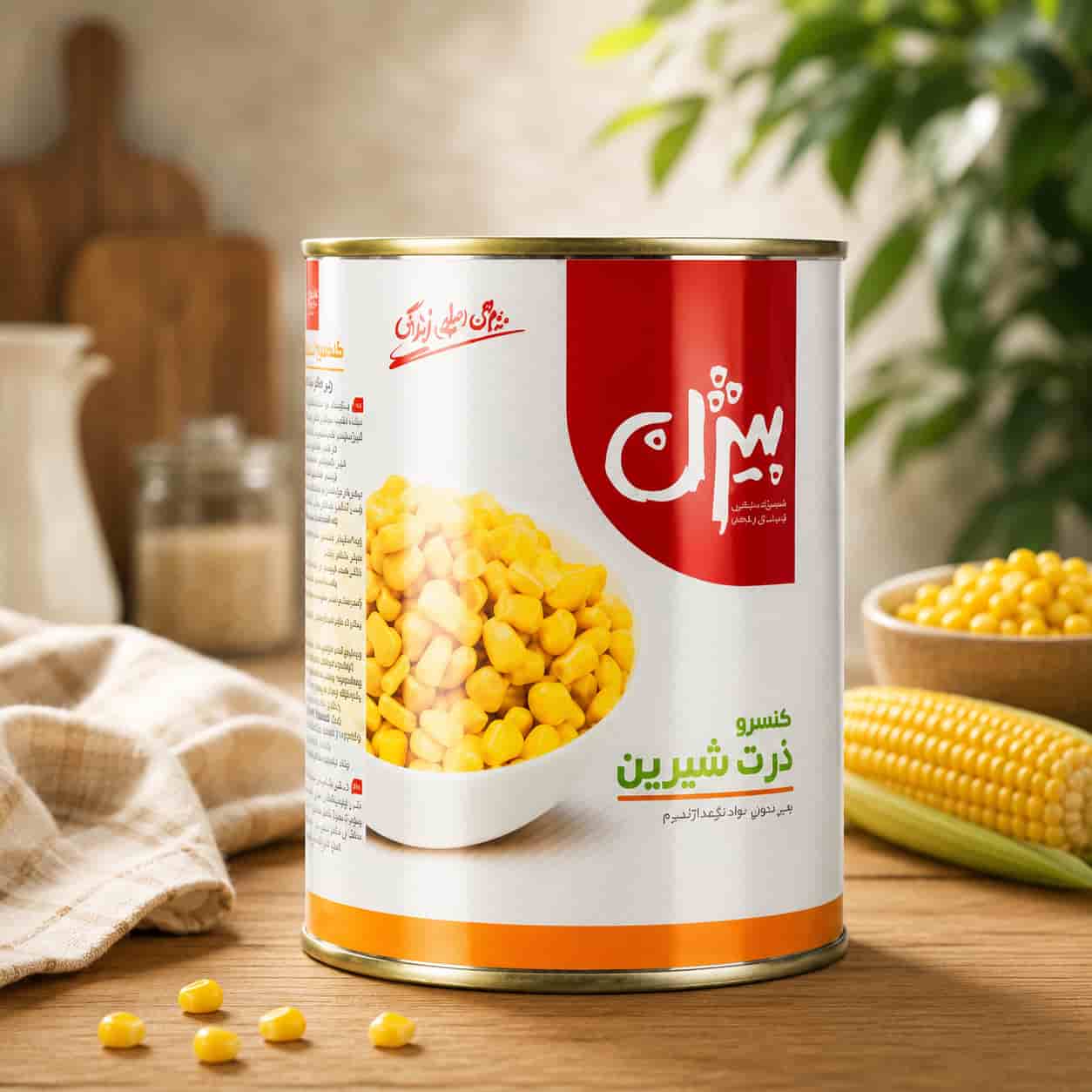کنسرو ذرت شیرین بیژن انتخابی ایده‌آل برای آشپزی روزانه